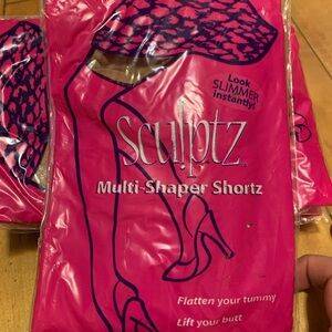 Silkies Scu!ptz Tan Shaper Shortz Hosiery